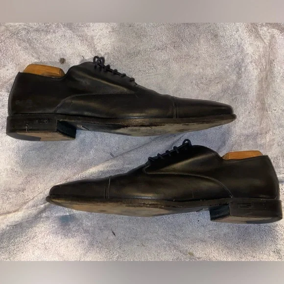 Tom Ford Era Gucci G Logo Accent Oxfords Derby Dress Shoes  display picture 3